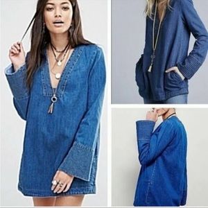 Free People denim dress